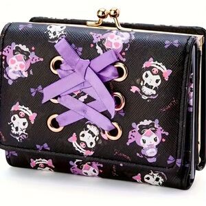 Black Kuromi wallet Brand New